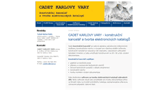 Desktop Screenshot of cadetkv.cz